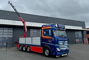 Mercedes-Benz Actros 3251 8x2 - valník s hydraulickou rukou - 4