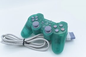 PS one NTSC-J konzole + emerald dual shock ovladač + paměť - 4