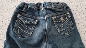Dívčí značkové kalhoty, džíny vel. 128 - 4