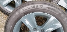 Alu kola 17'' BMW 5 F10/11 zimní pneu Michelin Alpine 5 - 4