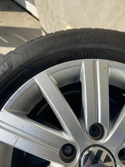 MICHELIN 195/65 R15 zimni sada 5x112 Alu - 4