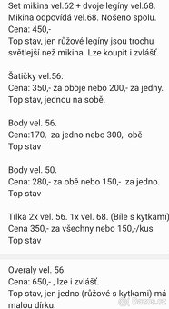 Newbie - body, legíny, mikina, overaly, šatičky - 4