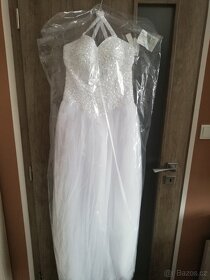 Svatební bílé šaty - 4