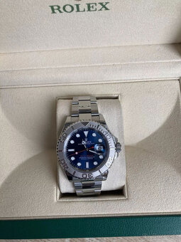 Rolex Yacht-Master 40 Oystersteel Platin Ref. 126622 Blau - 4