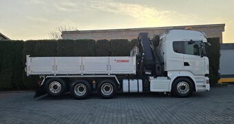 Scania R580 - 8x4 – Valník/Sklápěč+HR-HIAB XS 377 E8–EURO 6 - 4