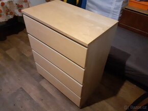 Ikea komoda Malm bříza 4 zásuvky - 4