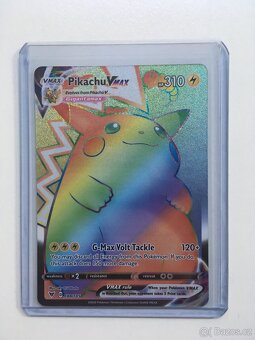 Pokémon karta Pikachu VMAX Rainbow Secret Rare Vivid Voltage - 4