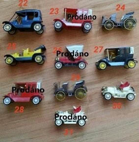 Autíčka IGRA OLD TIMER - 37 starých kousků - originál - 4