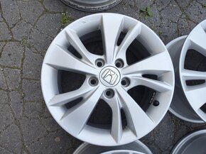 16"alu sada disků 5x114 origo Honda HRV CRV Accord Civic - 4