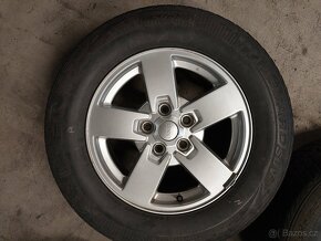 OEM sada disky Jeep 7,5x17 ET43.8 + PNEU Nexen 245/65R17 - 4