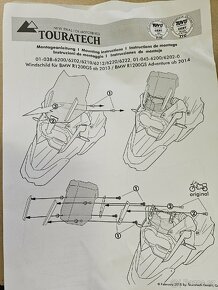 Touratech plexi na BMW R 1200GS , R1250 GS - 4