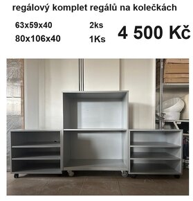 prodám sestavu skříněk na kolečkách - 4