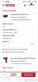 Hilti AKUMULÁTOROVÝ ŠROUBOVÁK SF 2-A12 - 4