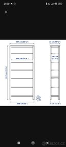 Knihovna IKEA Hemnes 2 ks - 4