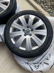 Alu kola Škoda Superb II 17” zimní pneu Bridgestone - 4