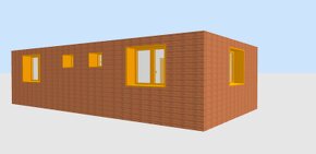 Dům - dřevostavba na desce na klíč 3kk - 4