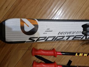 Dětské sjezdové lyže Sporten 130 cm + LEKI 105 cm - 4