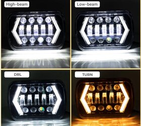 Hlavní led světlomety Jeep YJ, XJ, MJ - více typů - 4