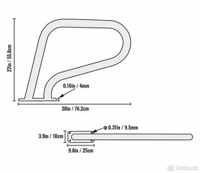 Nové nerezové bazénové zábradlí / madlo - 4
