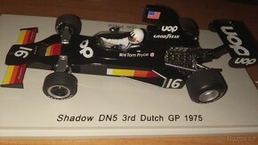 F1 Shadow DN5 #16 Tom Pryce 1975 Dutch GP Spark S3836 1:43 - 4