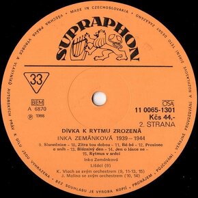 Inka Zemánková – Dívka K Rytmu Zrozená (1939▪1944) (LP) - 4