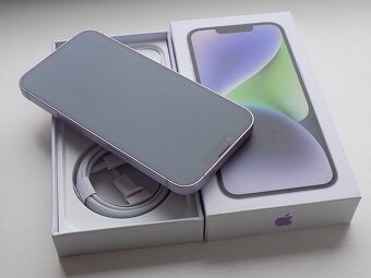 APPLE iPhone 14 128GB Purple - ZÁRUKA - TOP STAV - 4