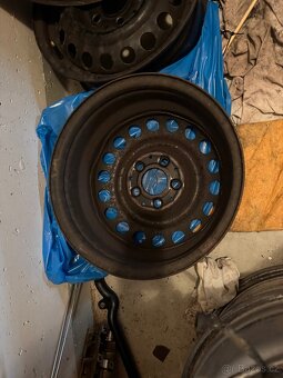 Plechové disky Mercedes W201 190e 5x112 6x15 - 4