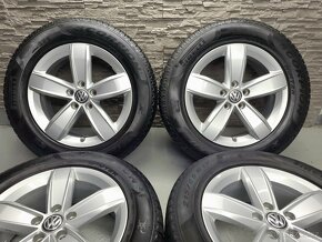 17" Originál VW Corvara Tiguan II 5x112 zimní pneu 5-5,5 - 4