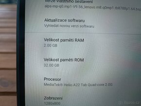 Lenovo Tab M8 TB-8505X + LTE, 8'' HD, 2,0 GHz, 2 GB, 32 GB - 4