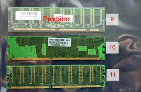 RAM SDRAM, DDR1, DDR2 ceny a dostupnost v popisu - 4