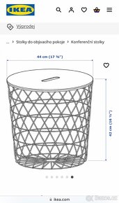 Ikea odkládací stolek - 4