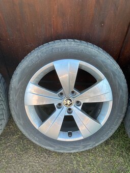 Alu kola 5x112 r17 originál Škoda Superb 3 Triton - 4