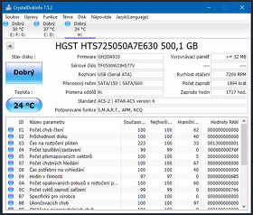 HDD disk HGST 500GB 2,5" SATA 7200ot/min, do notebooků i PC - 4