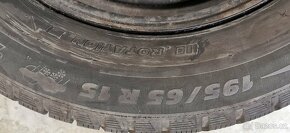 Plechové disky včetně pneu Škoda Octavia II 195/65 R15 - 4