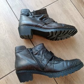Dámské kožené boty zn. RIEKER (vel. 41, délka stélky 250mm) - 4