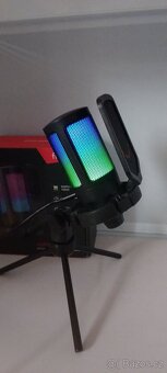 Mikrofon fifine A6V s RGB podsvícením a pop-filtrem - 4