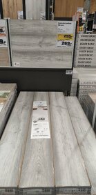 Laminátová podlaha dub šedý imitace dřeva - 4