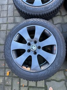 ORIGINÁL Alu Škoda SPEKTRUM R16, 5x112- ZIMNÍ PNEU - 4