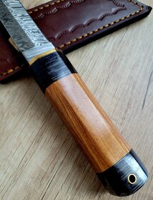 samurajský Damaškový nůž TANTO 27,5 cm handmade _2 - 4