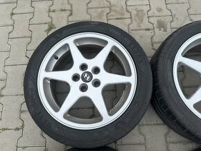 4x al kola 5x114.3 “17” + pneu letní 225/45 R17 - 4