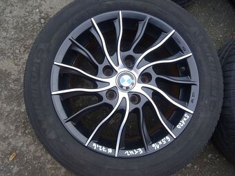 Alu disky leštěné na BMW 16", 5x120, ET 42, letní sada - 4