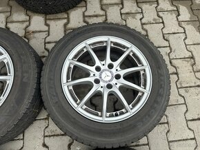 4x al kola 5x112 16 + pneu zimní 205/65 R16C - 4