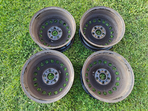 4x disky-sada 6Jx15", 5x112, originál Octavia 3 atd. - 4