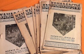 5 x nekompletní ročník časopisu Kamarád(1937-1941) - 4