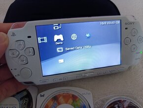 Sony PSP PlayStation Portable 2004 Ceramic White + Hry - 4