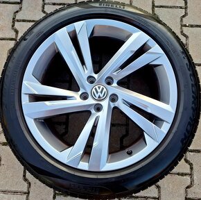 Originál alu sada disků VW Tiguan R Line 5x112 R19 Valencia - 4