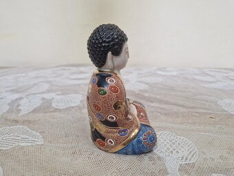 Porcelánová soška Budha Satsuma Japonsko - 4