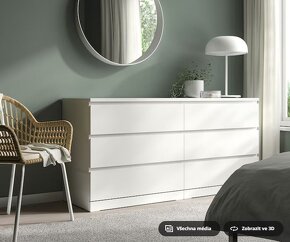 Komoda se 6 zásuvkami MALM z IKEA - 4