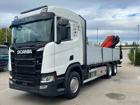 Scania R450 / 6x2/ 2018/ Valník/ PALFINGER PK 22002 +DO - 4