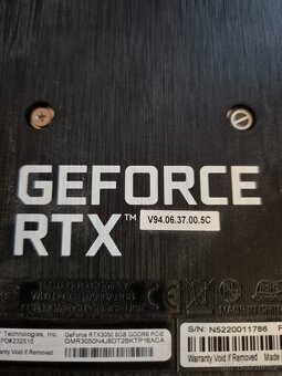 Grafická karta Geforce RTX 3050 8gb - 4